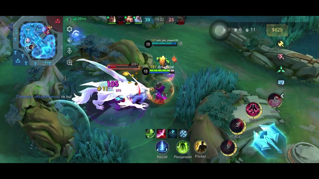 VICTORY 💋 PHARSA ONE HIT 😱❓ ATAU SPLIT PUSH ❗️