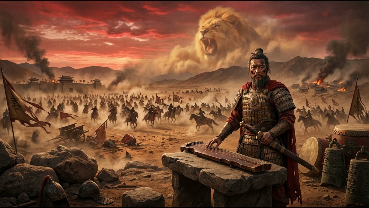 ⚔️ Ancient Chinese War Guqin: Lioness of the Desert Sun 沙漠獅神 | Epic Chaotic Battle Music 古琴戰歌