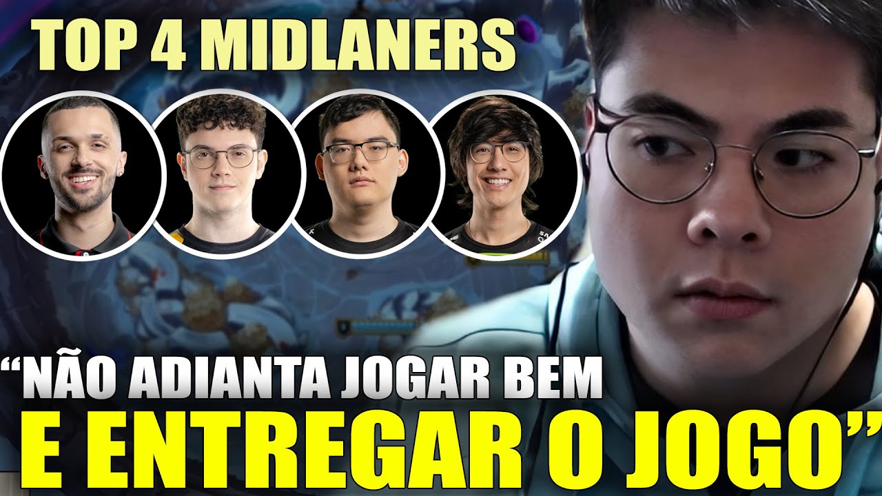 EsA e Brucer sobre TOP 4 MIDLANERS e DESEMPENHO do Envy e Hauz