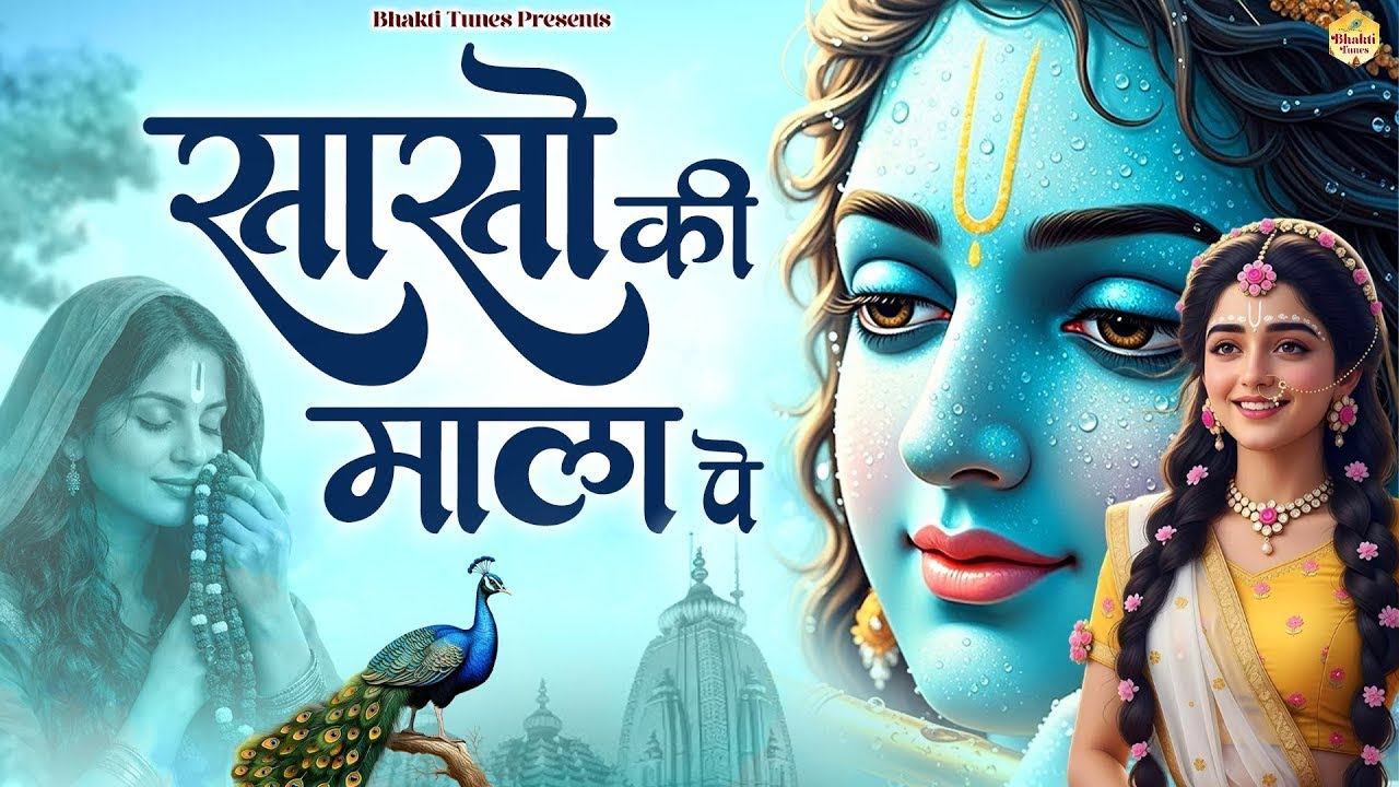 🌺 Sanso Ki Mala Pe Simru Main Radhe Shyam - सांसो की माला - Shree Krishna Bhajan 2025 | 4k Video