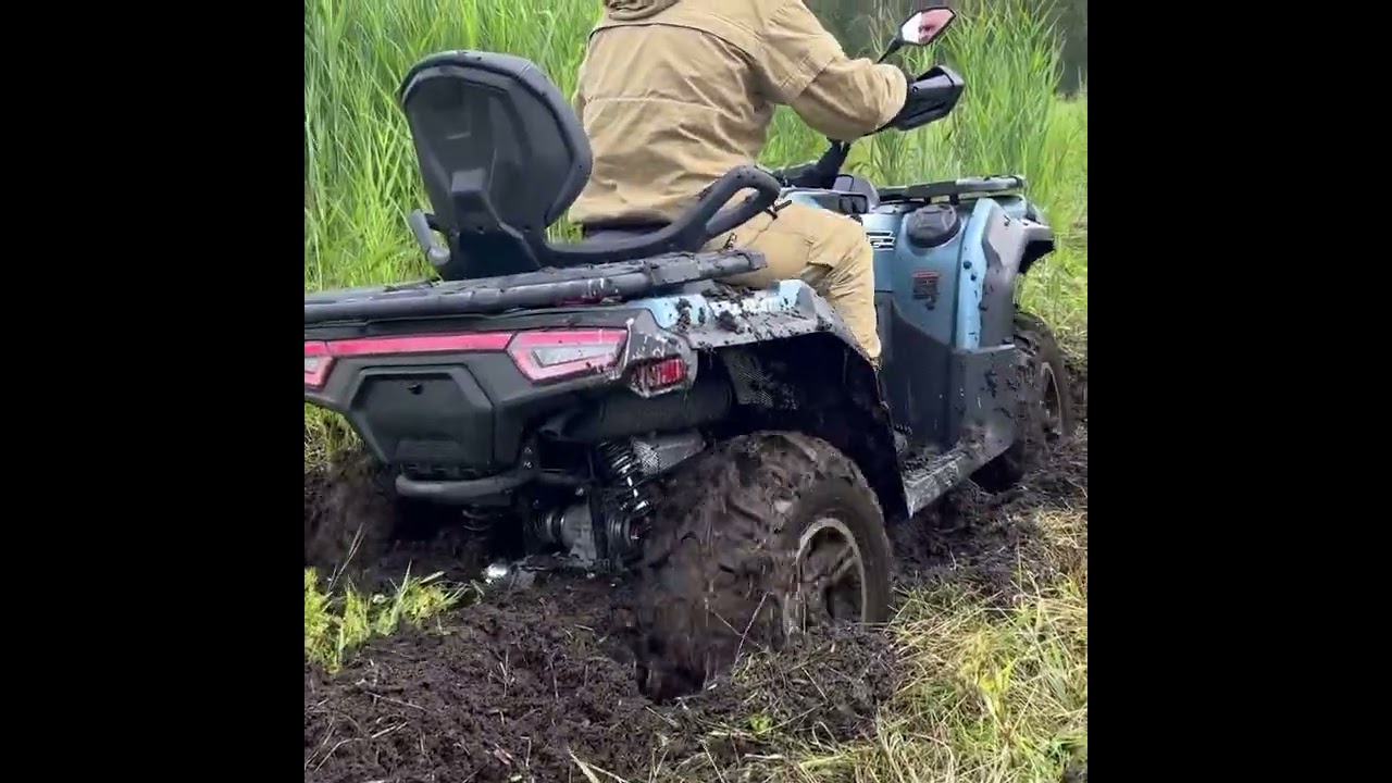 Loncin Xwolf 700L. Первая грязь в стоке.