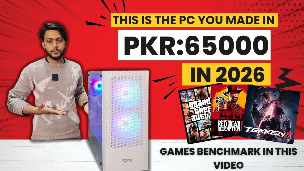 Rs:65000 Ryzen Gaming pc| Ddr4 pc in Budget |Best Budget pc in 2026