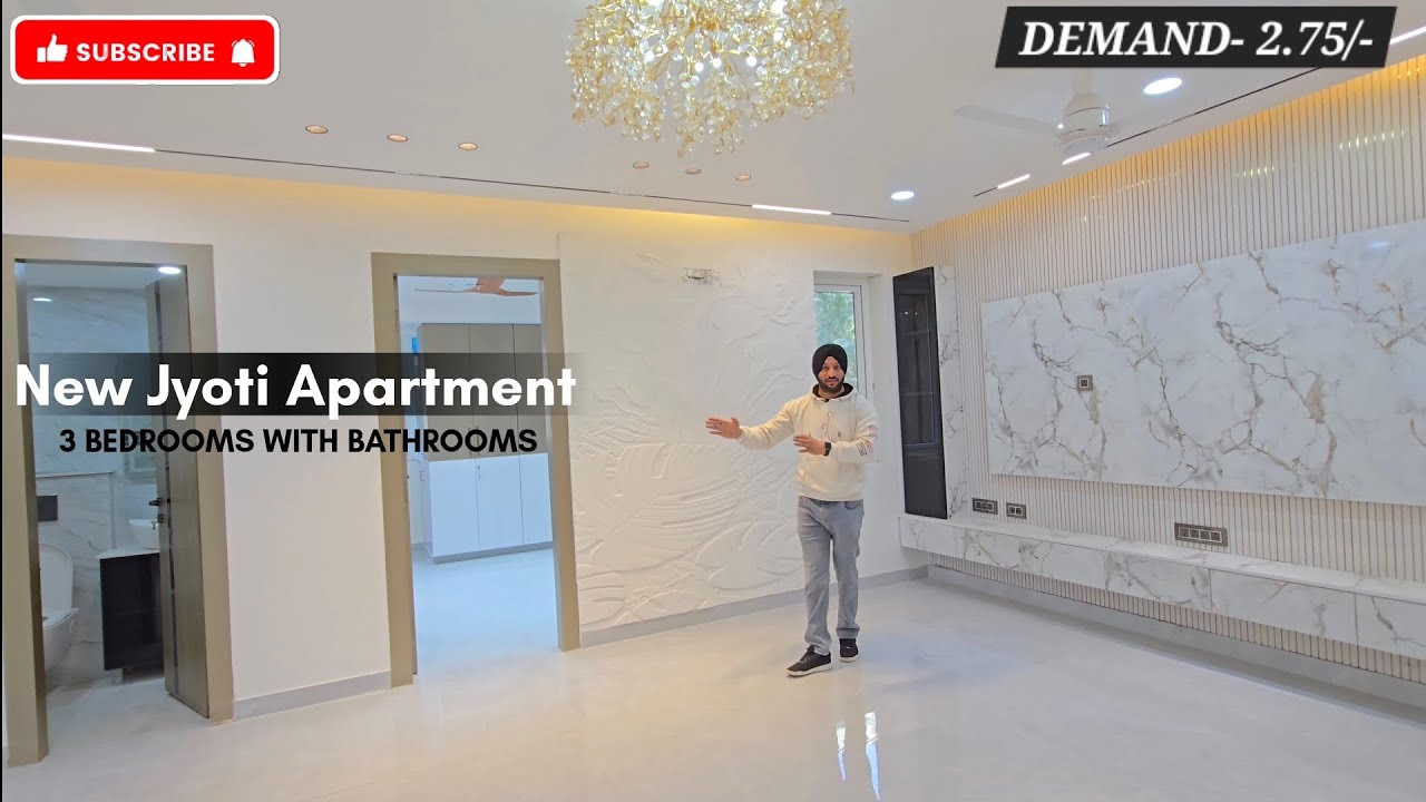 🏡READY-TO-MOVE SOCIETY FLAT | 3 BHK WITH 3 BATH | BEAUTIFUL INTERIOR WORK | #Dwarkaproperty #home 