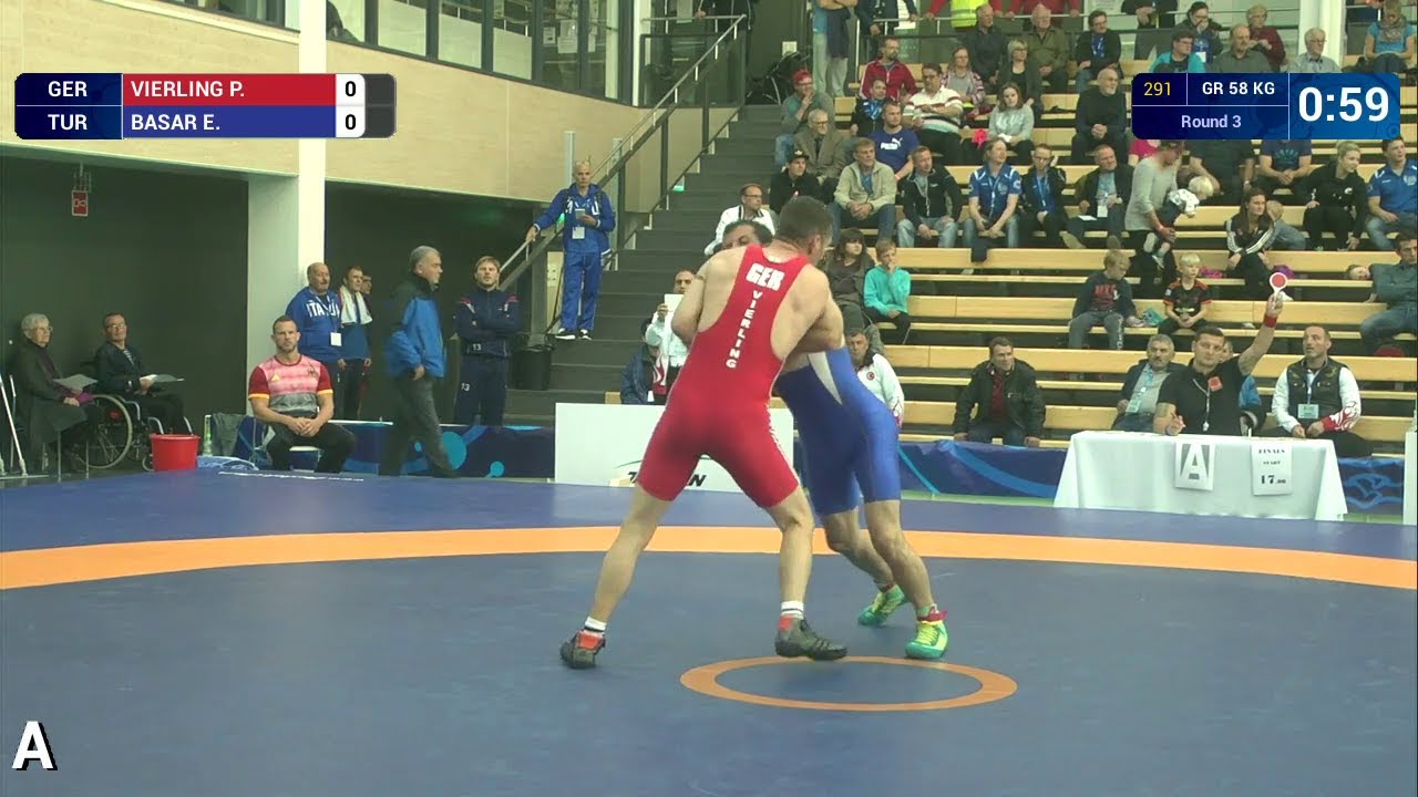 Round 3 GR - 58 kg: P. VIERLING (GER) df. E. BASAR (TUR) by TF, 10-1