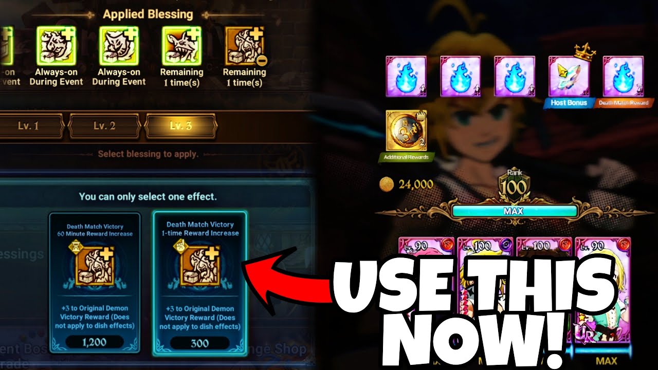 BOOST YOUR *ORIGINAL* DEMON RUNS EVERYDAY! BLESSING OF THE GODDESS EVENT IS AMAZING! - 7DS:GC