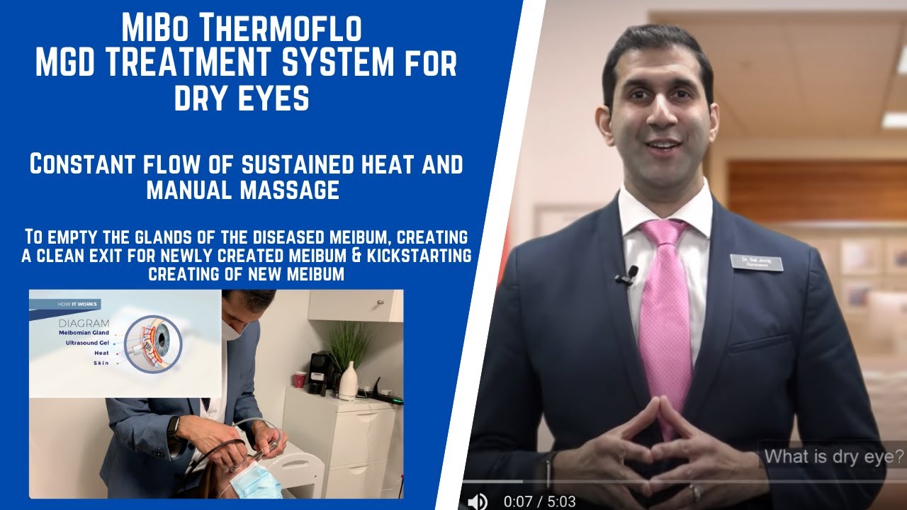 Mibo ThermoFlow   Dry Eye Treatment   Liquefaction of liquid meibum, Improving tear film function