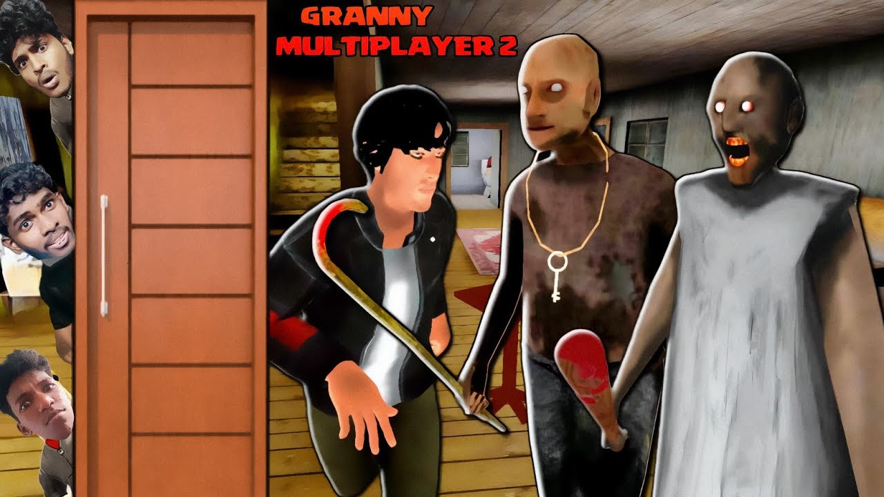 Granny 2 multiplayer with friends 🥰|Door escape full gameplay|On vtg!
