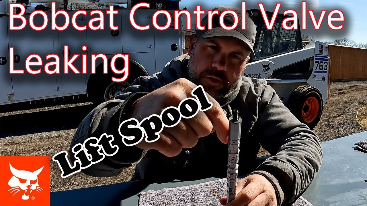 Bobcat Control Valve Leaking From Lift Spool, Why it leaks and how to fix it.