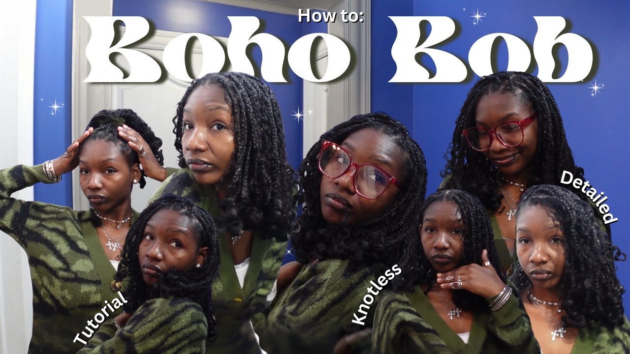 How to: Short Boho Bob: step by step | Easy Tutorial ( DIY for less than $60)  | TinasWrld