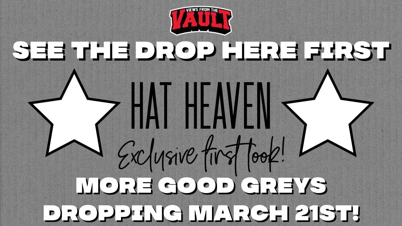 EXCLUSIVE PREVIEW - INCREDIBLE HAT HEAVEN DROP!  New Era Fitted Hats from the King of the Grey UV!