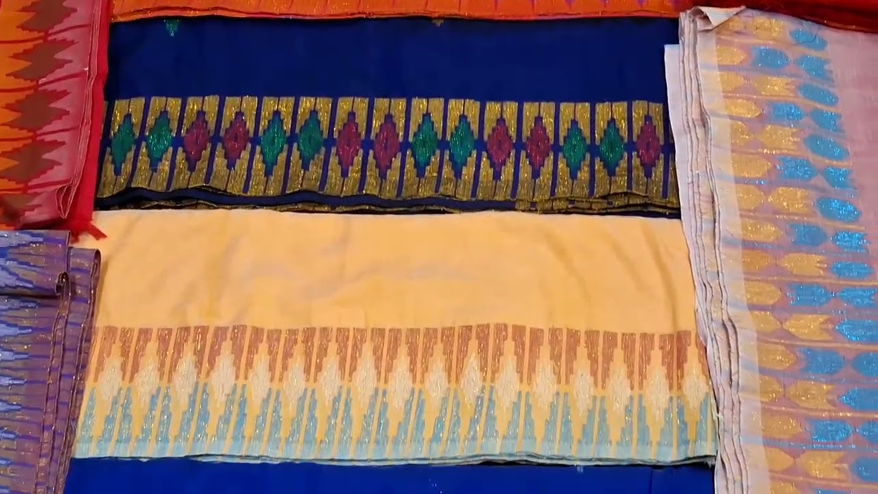 Nepali original Handloom dhaka saree Anugraha Handicraft Nepali dhaka saree 