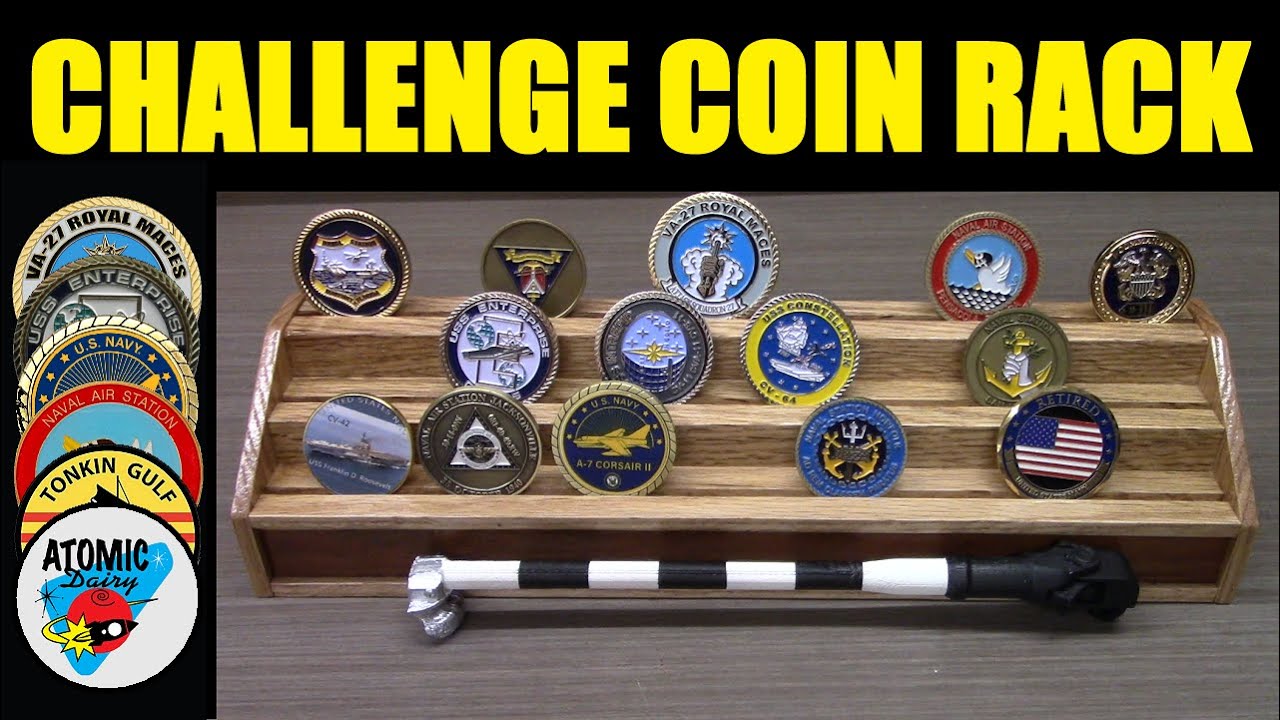 Challenge Coin Display - Military History In Coins