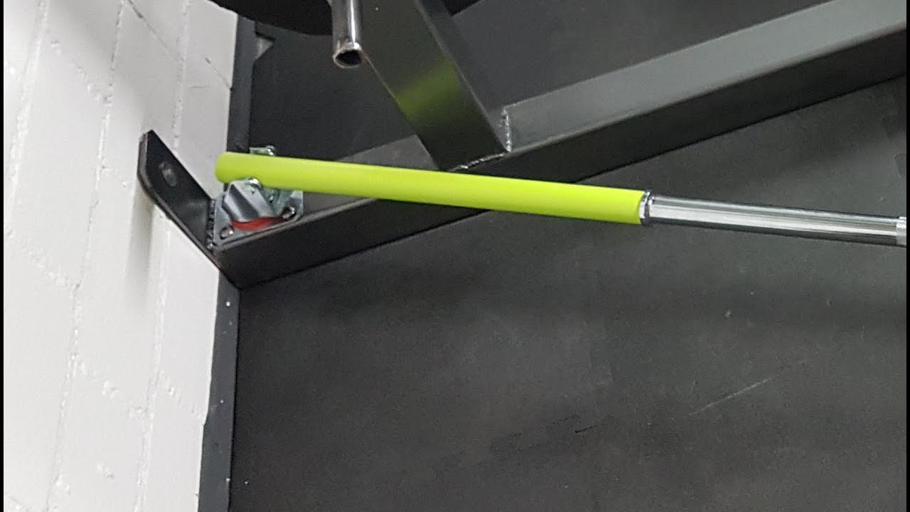 DIY T-Bar Row Trainer / Landmine für mein Powerrack /  Homegym / Bodybuilding