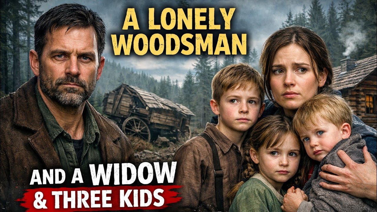 A Lonely Woodsman Shelters a Widow and Her Three Children—What Happens Next Changes Everything