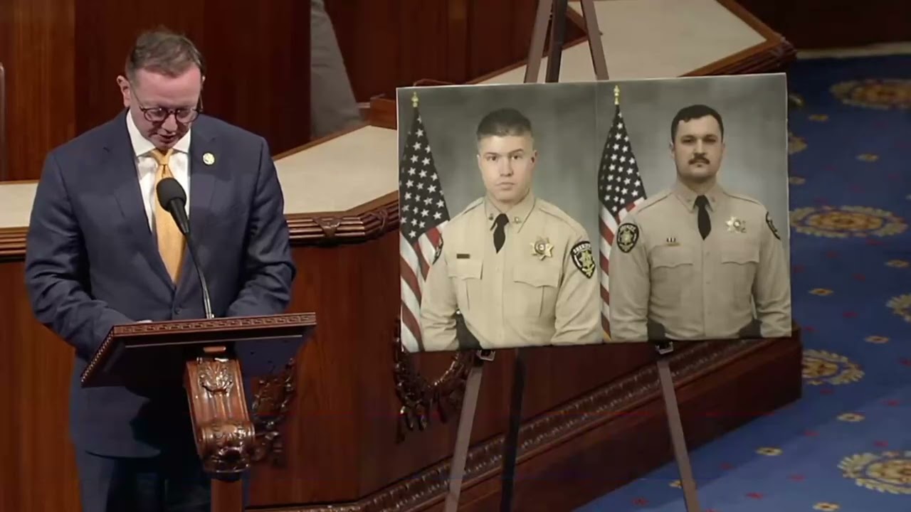 Rep. Eric Burlison Honors Fallen Christian County Deputies Michael Hislope and Gabriel Ramirez