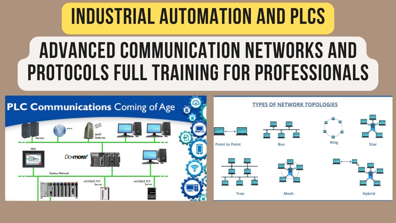Advanced Communication Networks and Protocols Full Training for Professionals Industrial Automation