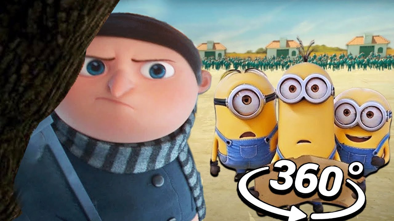 Squid Game 2 Red Light Green Light with Minions | 360° VR
