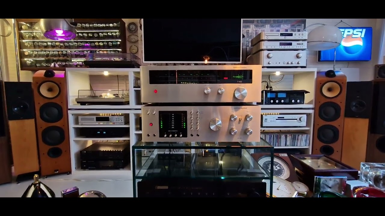 HARMAN KARDON A-402 & HARMAN KARDON T-403 high fidelity set U.S.A. -TEST-