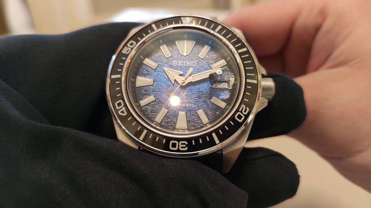 SEIKO Prospex King Samurai Save the Ocean Manta Ray SRPE33K1