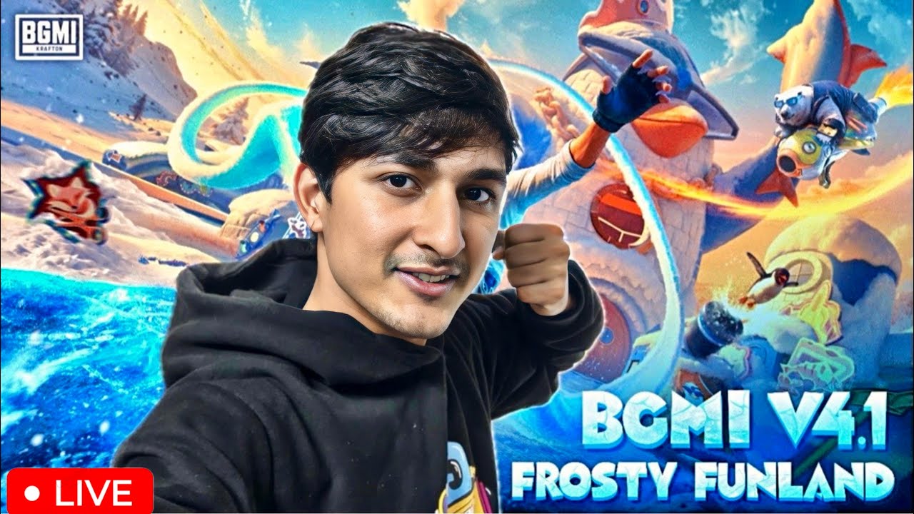PLAYING BGMI NEW 4.1 UPDATE 😍| Live🔴