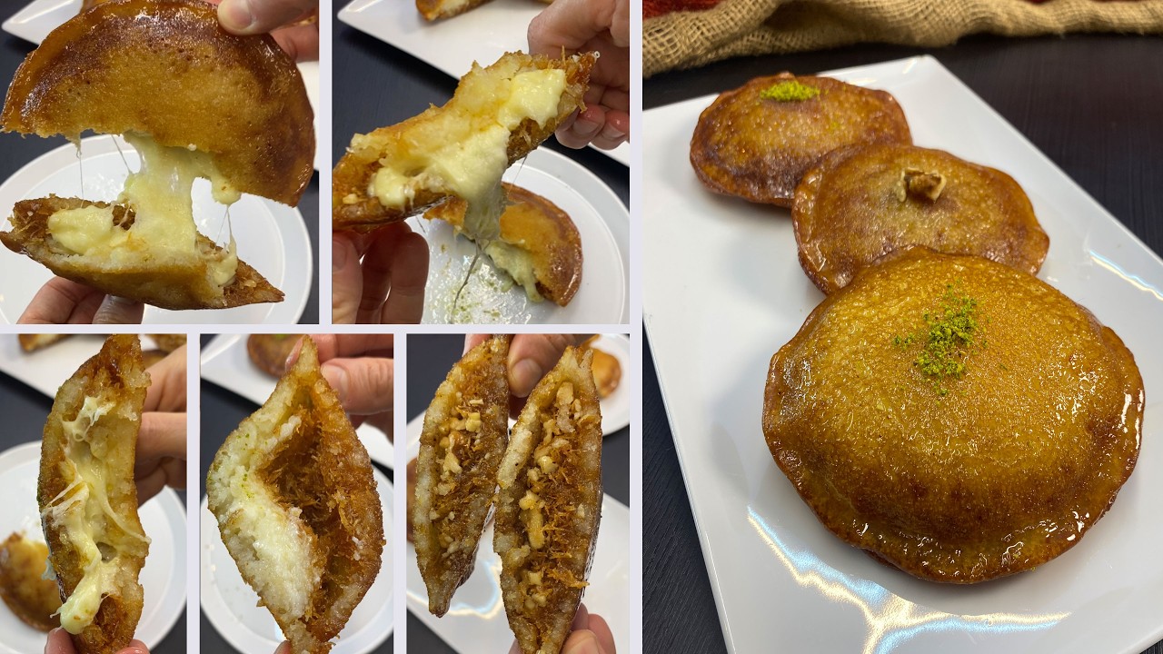 إذا ما جربتي القطايف بهالحشوة فاتك كتير قطايف كنافه نابلسيه ، كنافه بالقشطه ، او كنافه بالمكسرات 