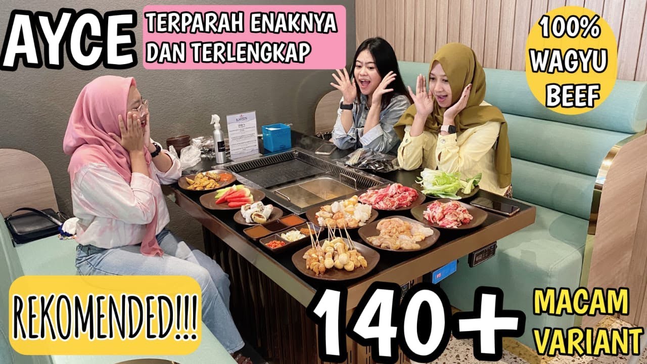MENGGILA DI AYCE SURABAYA!!! MAKAN 100% WAGYU BEEF SEPUASNYA CUMA 142K DI KAIZEN SURABAYA!