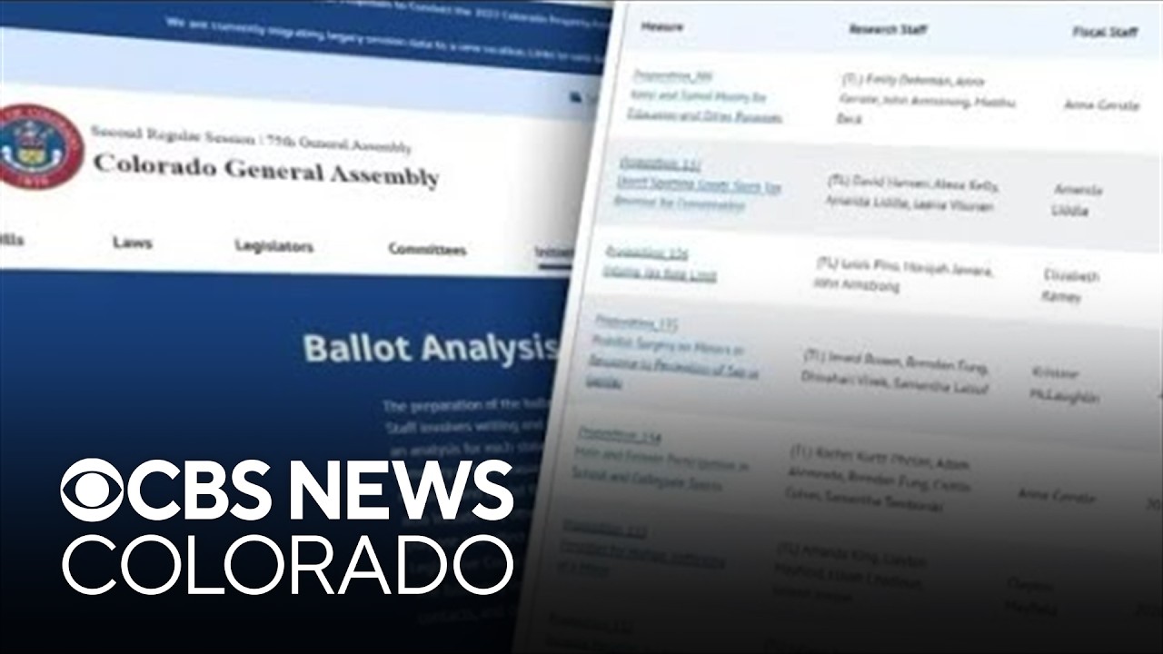 Colorado voters face lengthy November ballot with 14 statewide measures