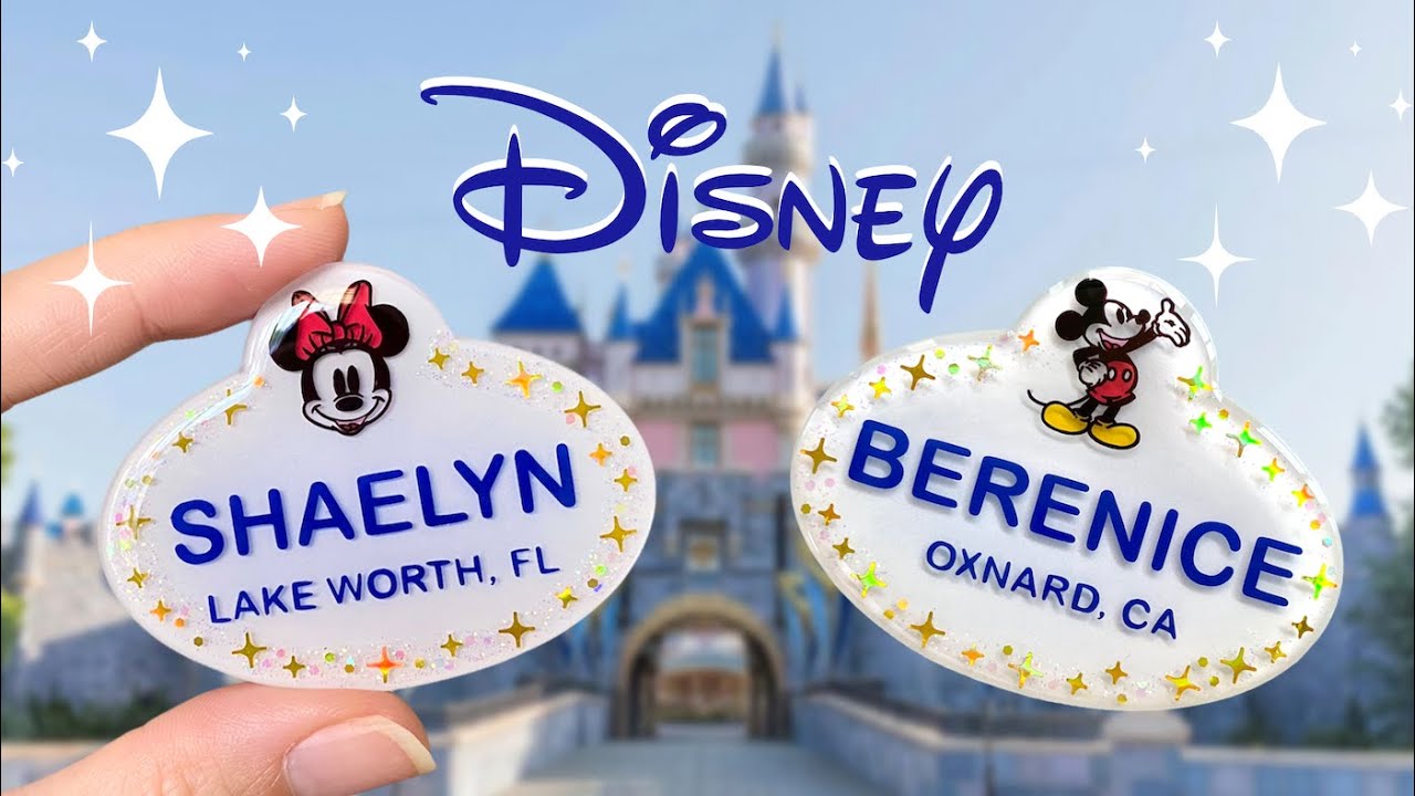 Shrink Plastic Custom Disney Name Badge: Draw&Cut with Cricut