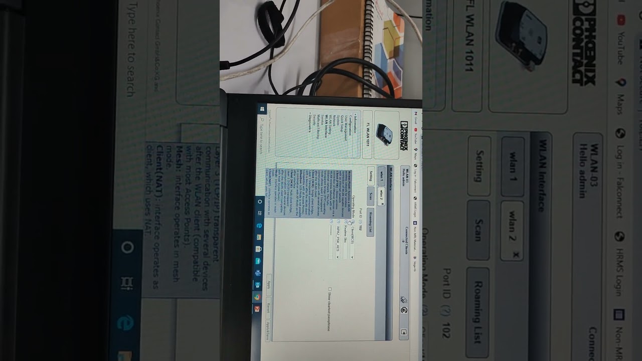 Phoenix WLAN1010 Wifi extension Settings PART-1