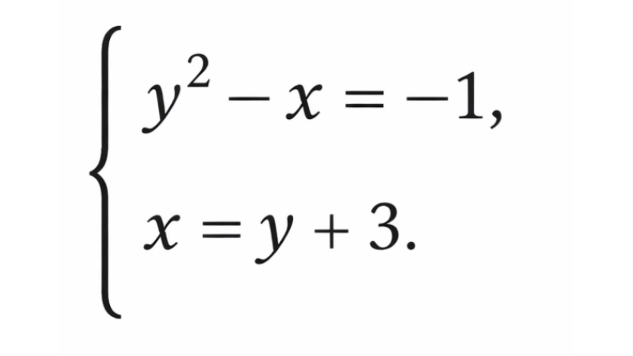 Solving a System of Equations Step by Step | Lösung eines Gleichungssystems Schritt für Schritt