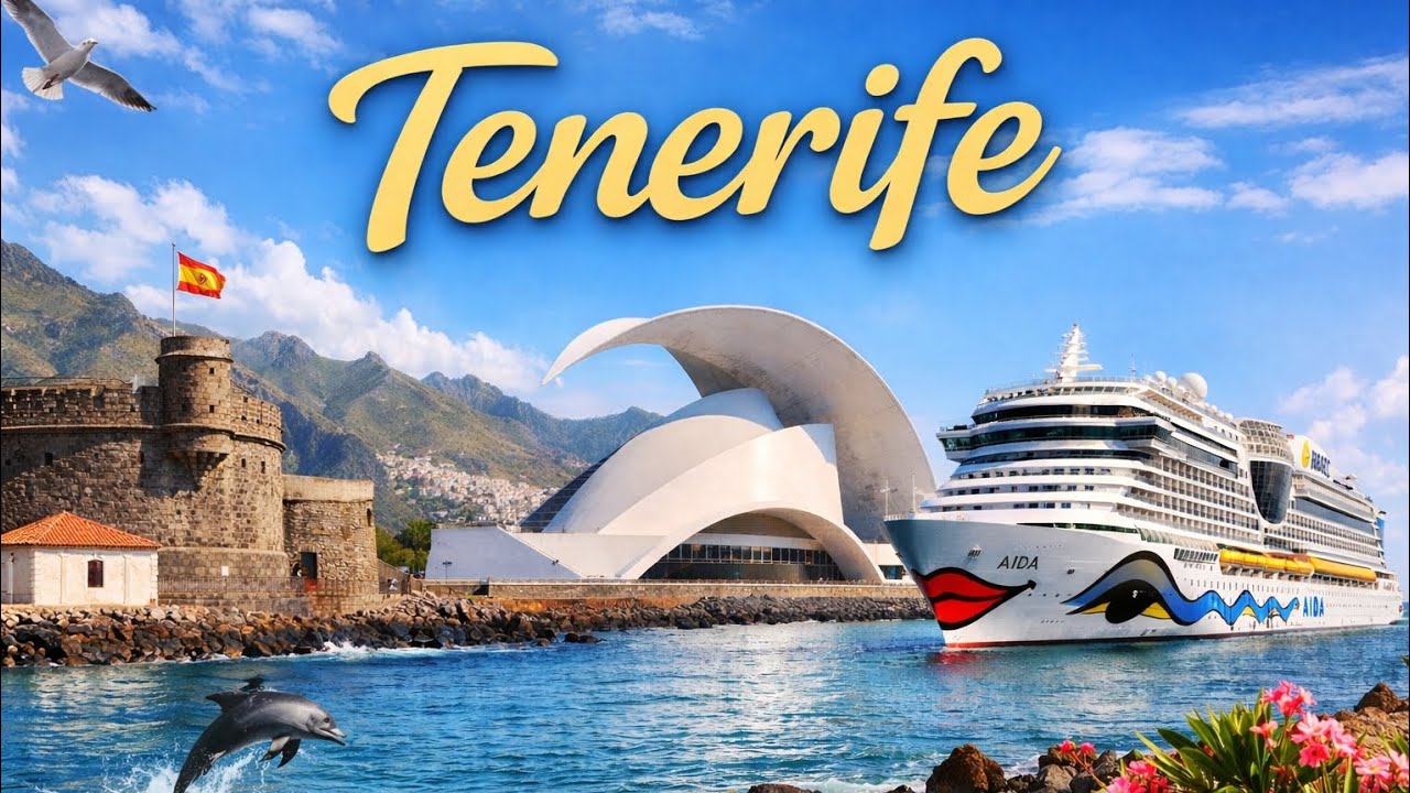 Tenerife Canary Islands Travel Guide 🌴 | Santa Cruz Tour & AIDA Cruise (No Voice Over)
