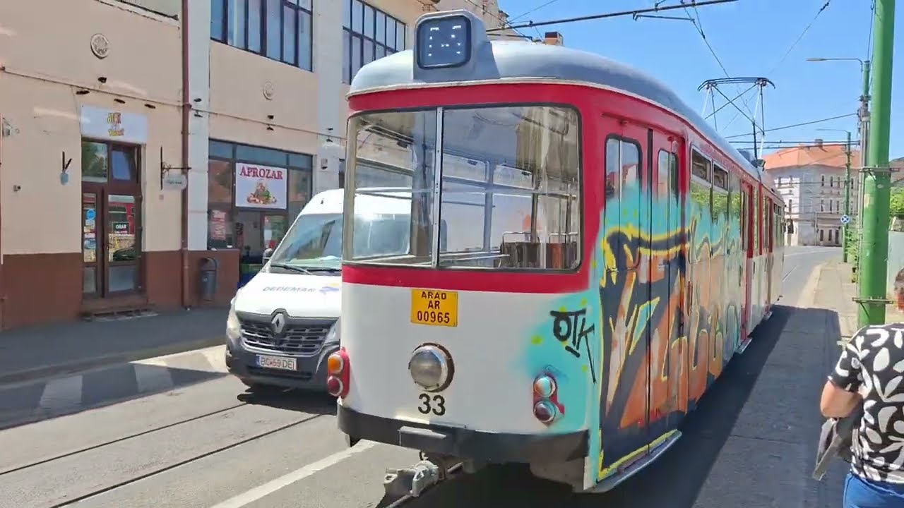 Some trams in Arad 2025.