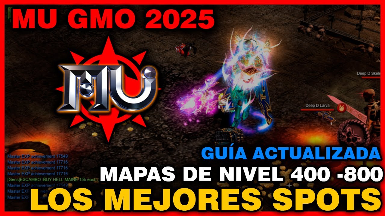 📢 De 400 a 800 Fácil en Mu Online | 😎Guía Rápida + Farmeo de Joyas e Ítems⭐️