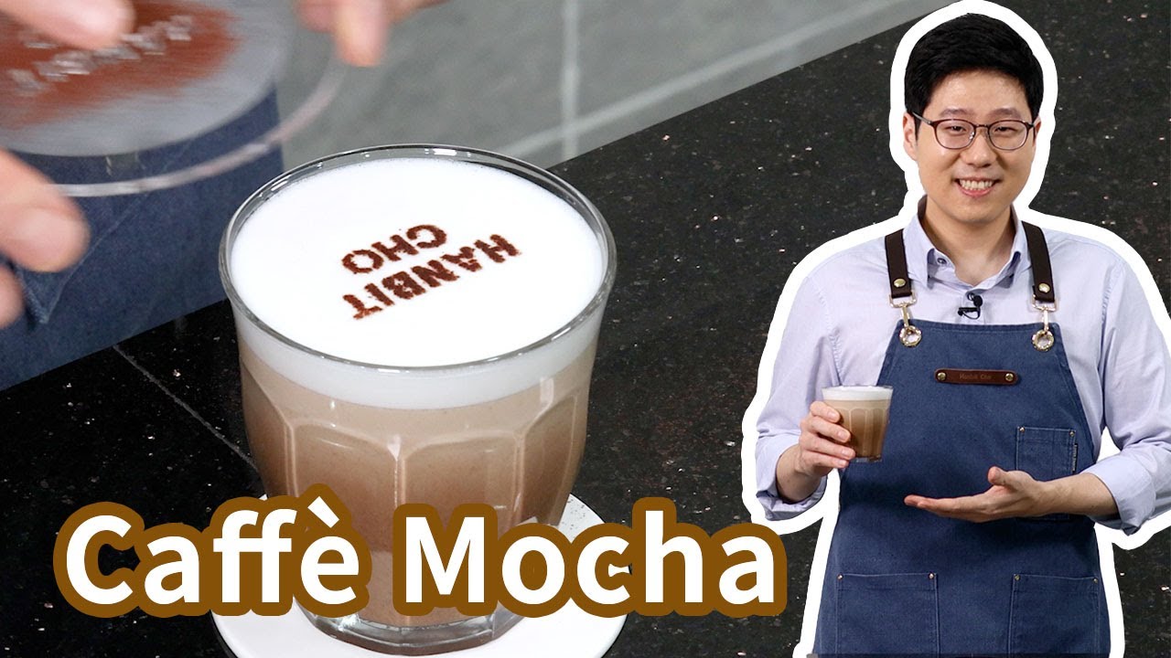 How to make the perfect Hot Caff&egrave; Mocha | Caf&eacute; mocha with a bit of nuttiness
