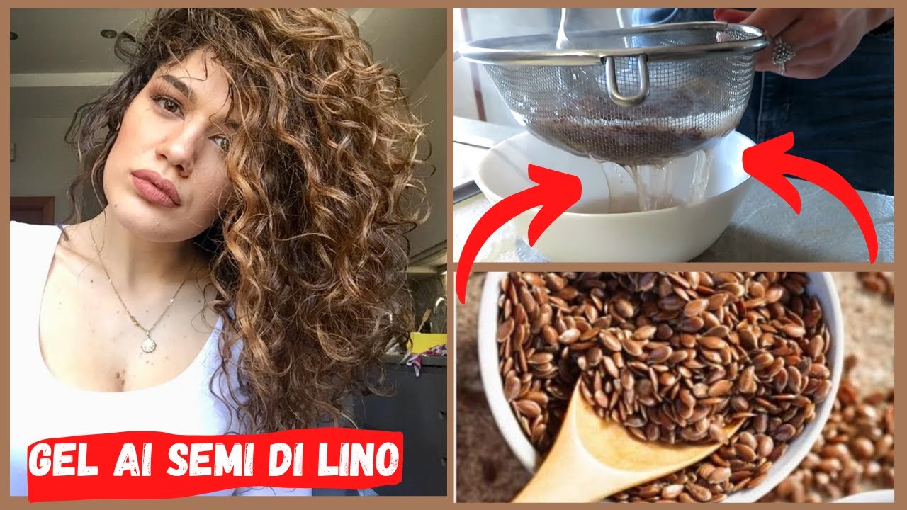 STYLING CAPELLI RICCI con GEL AI SEMI DI LINO ( fai da te)