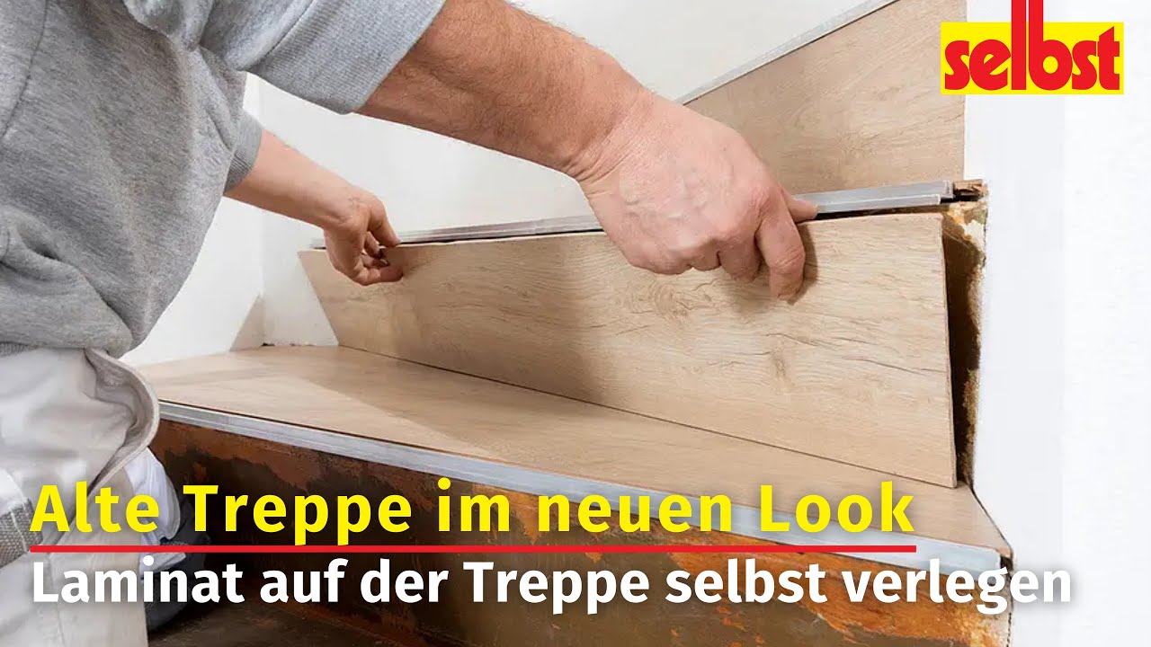 Laminat auf Treppe verlegen – Schritt-für-Schritt-Anleitung