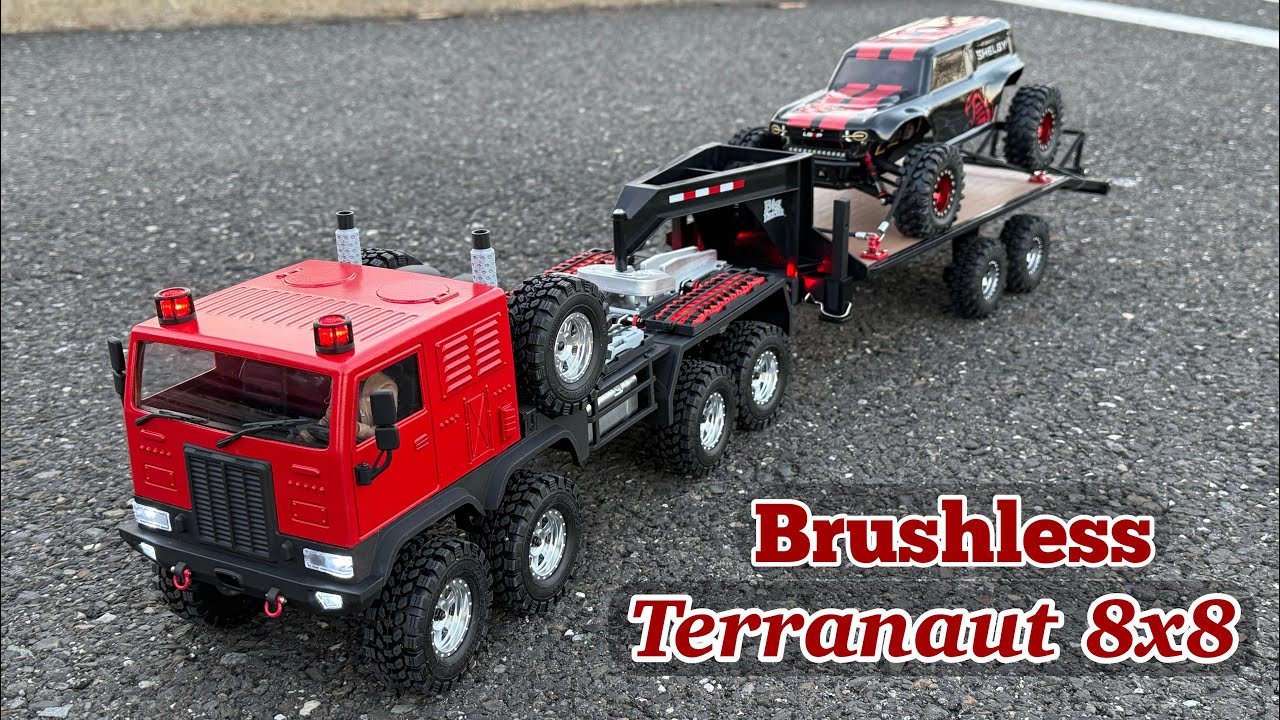 Did Some Trailing with the Terranaut 8x8 #terranaut8x8 #rccrawler #rccar 