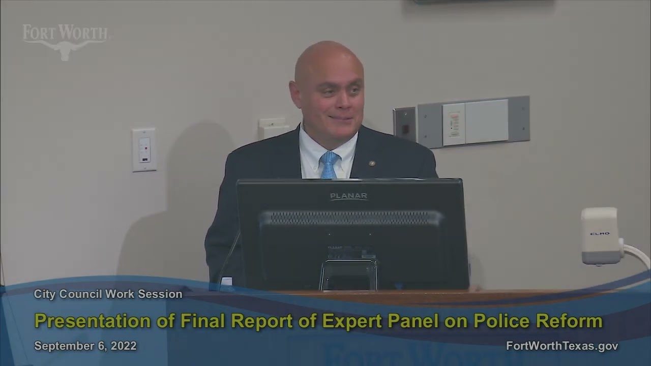 Presentation of Final Report of Expert Panel on Police Reform