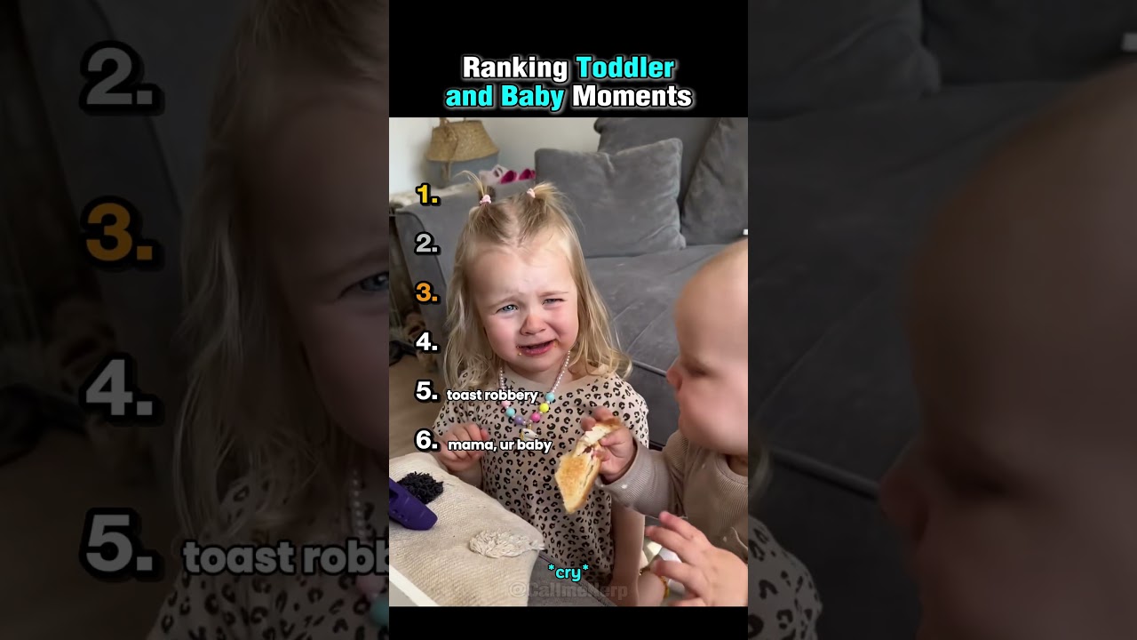 Ranking Toddler and Baby Moments 👶🍼