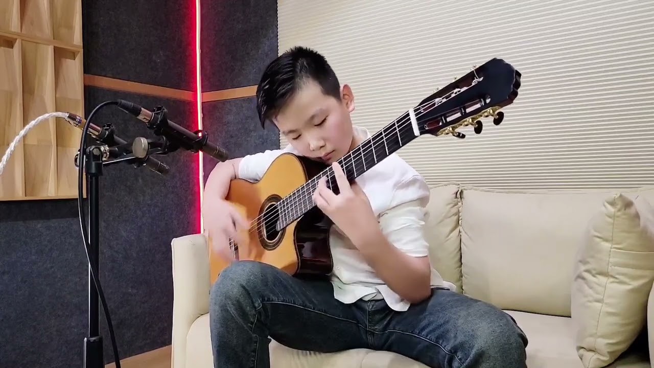 11years old《La Estiba》flamenco jazz guitar  @pacodeluciatv @OfficialAlDiMeola