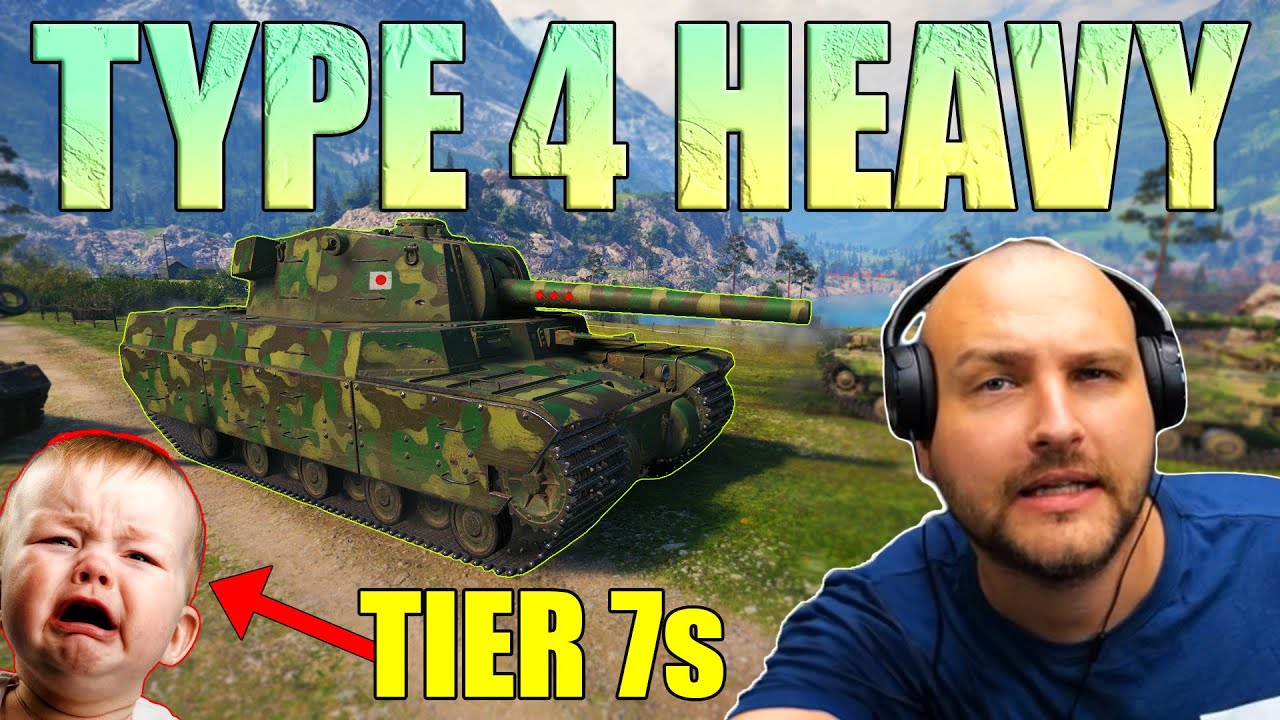 Powerful Against Lower Tiers: Type 4 Heavy! | World of Tanks