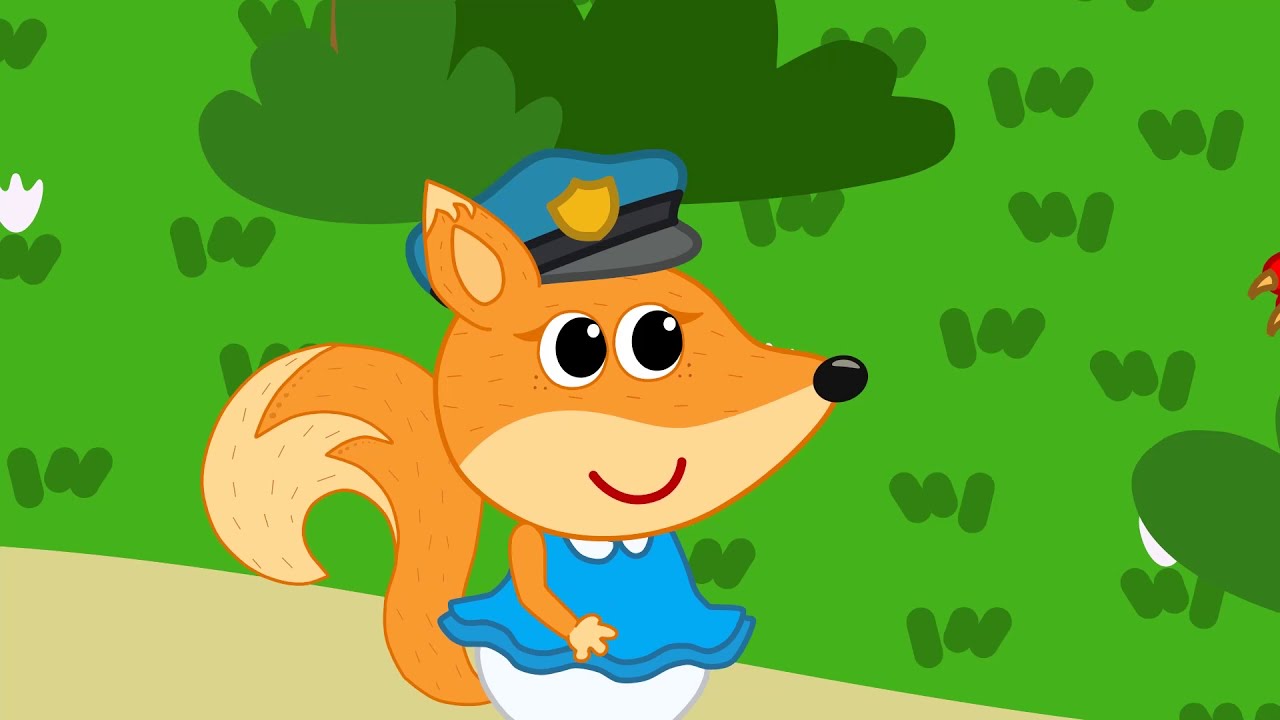 Fox Family and Friends cartoon for kids #754