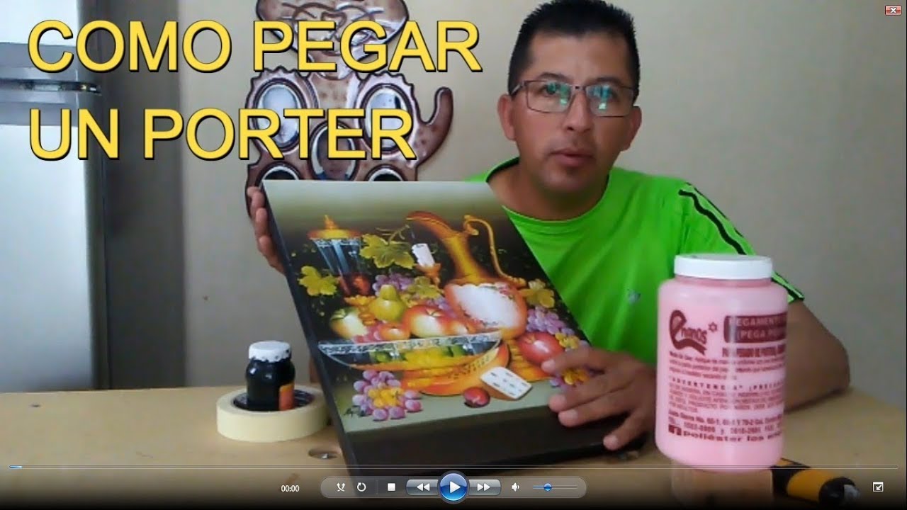 COMO PEGAR POSTER CON PEGAMENTO ROSA (HOW TO STICK A POSTER)