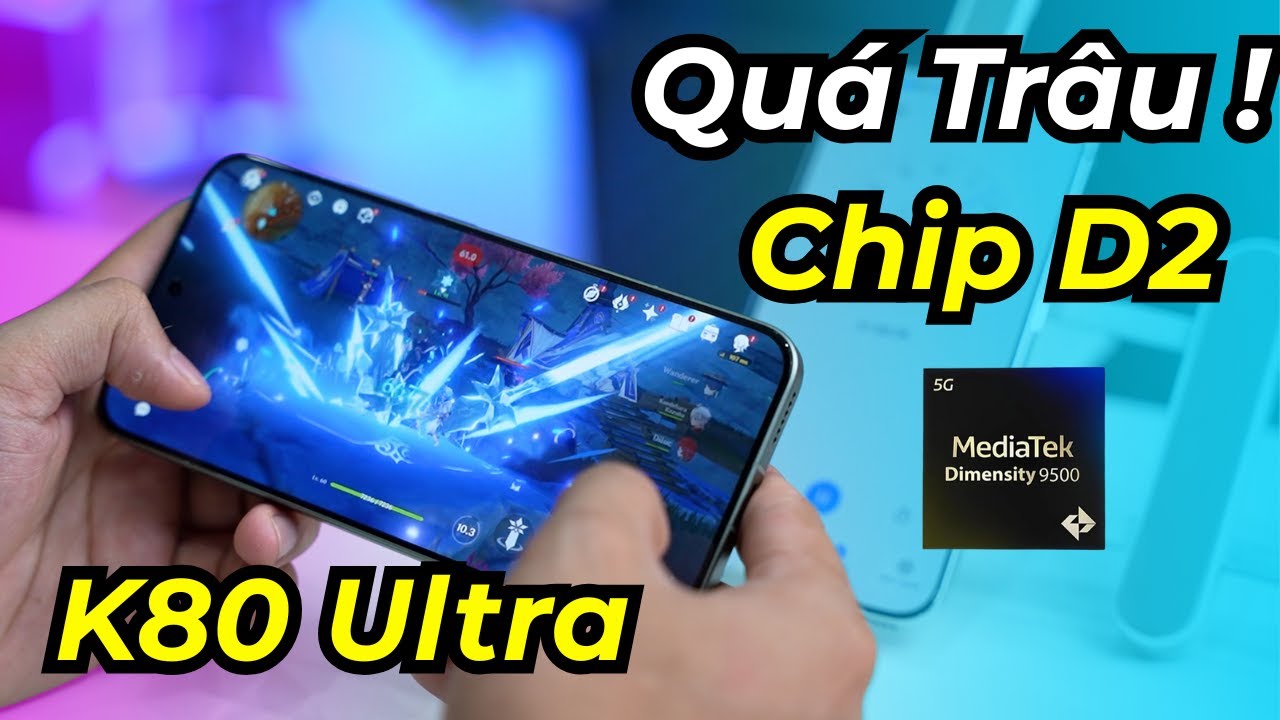 Test game Redmi K80 Ultra Dimensity 9400+ kh&ocirc;ng bị b&oacute;p? Genshin Max Setting thẳng tắp!
