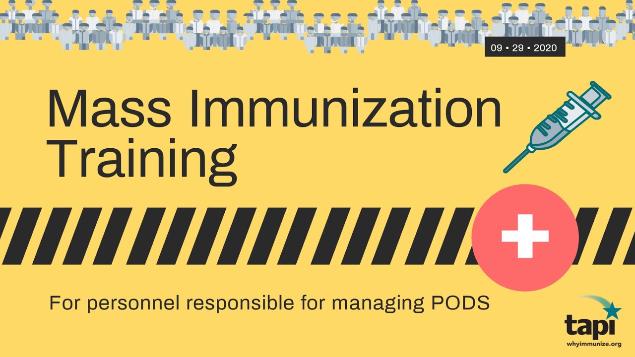 Session 1: Planning your POD: Vaccine Storage & Handling Procedures/How to Select & Staff Your Site