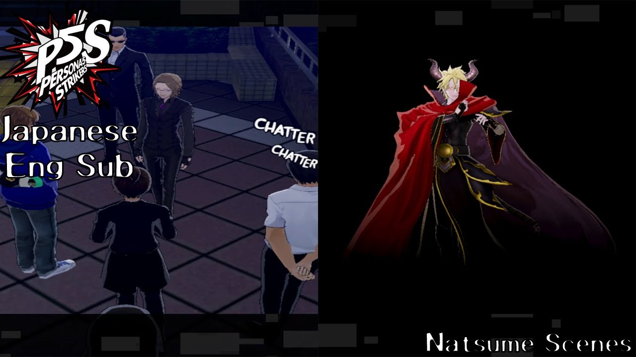 Persona 5 Strikers- Natsume Scenes Japanese (Eng Sub)