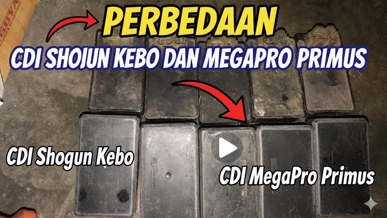 Bedah Tuntas Perbedaan CDI Shogun Kebo & Megapro, Jangan Salah Pilih!