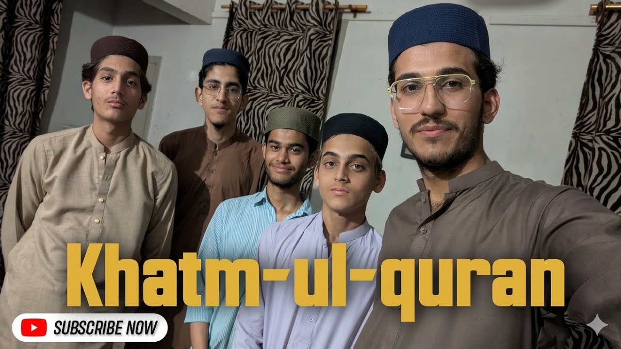 “G Hi Khatm-e-Quran 🔥 #MustafaVlogsYT #FaithJourney #SpiritualEnergy #EpicVibes”