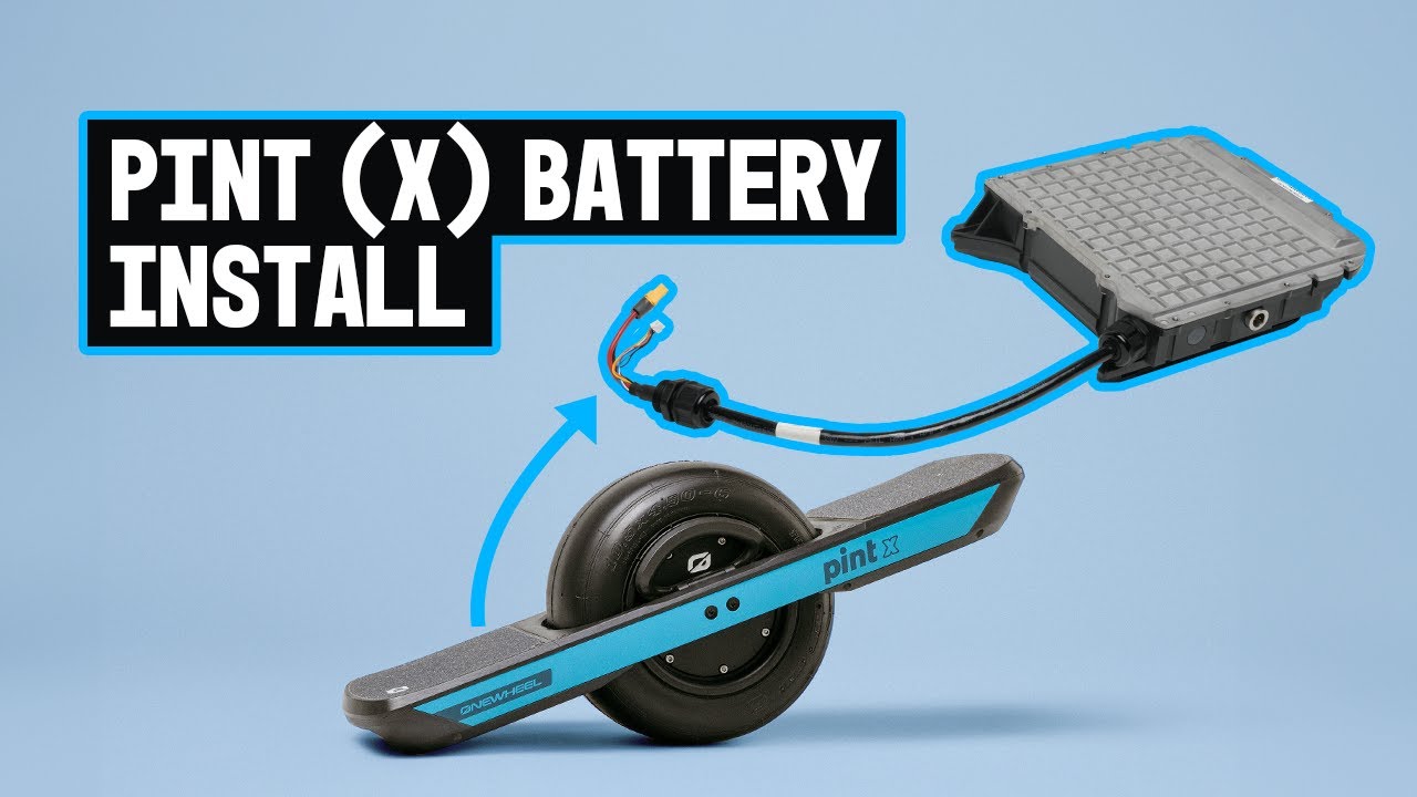 Как установить аккумуляторный модуль Onewheel Pint X
