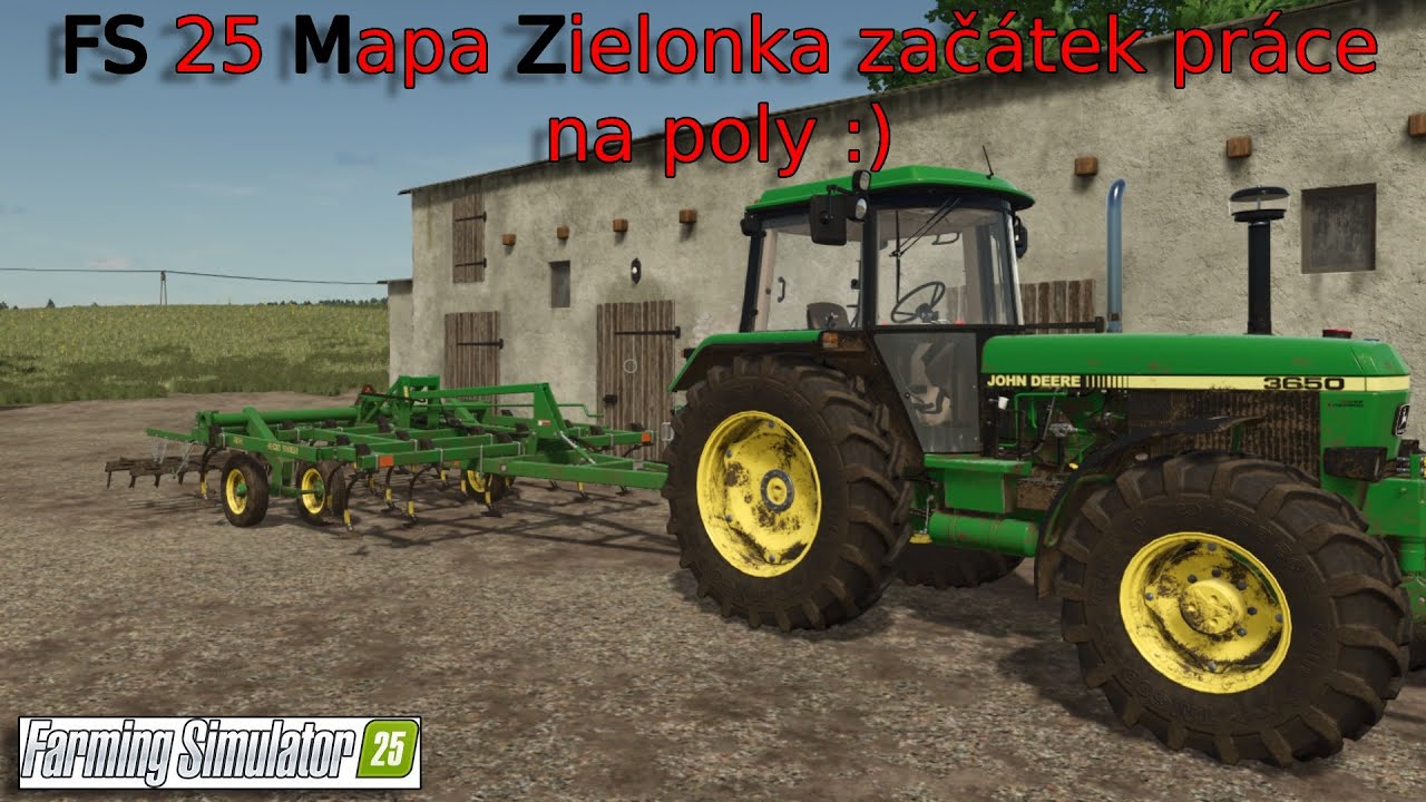 #1 FS 25 Mapa Zielonka začátek práce na poly :)